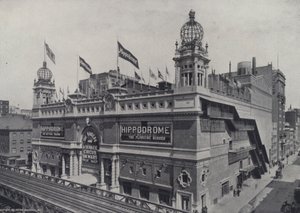 New York: Het New York Hippodrome (z/w foto) door American Photographer