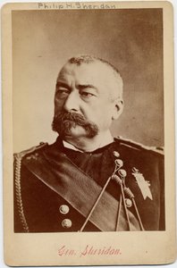 Philip Henry Sheridan (1831-88), generaal van het Unieleger door American Photographer