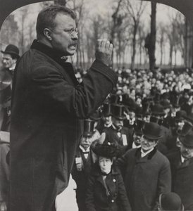 President Roosevelt in Evanston