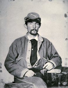Soldaat John Lawson Wrenn, Geconfedereerd Leger door American Photographer