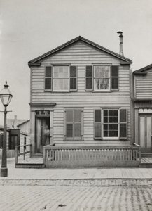 Woning op 42 Monroe St., Chicago, 1869