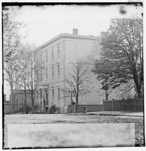Woonplaats van Jefferson Davis (1201 East Clay Street), Richmond, VA door American Photographer