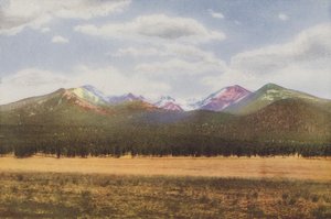 San Francisco Mountains, Arizona (ingekleurde foto) door American Photographer
