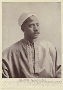 Sied Affende, Egyptische Kameeljongen door American Photographer
