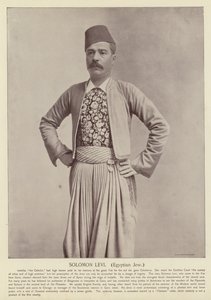 Solomon Levi, Egyptische Jood door American Photographer