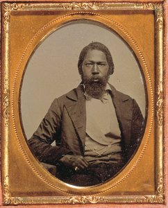 Stoïcijnse man, ca. 1855 door American Photographer
