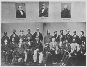 De Petit Jury samengesteld om president Jefferson Davies te berechten door American Photographer