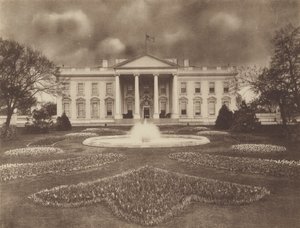 Het Witte Huis (z/w foto)