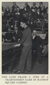 De overleden Frank C Ives bij een kampioenschapswedstrijd in Madison Square Garden door American Photographer