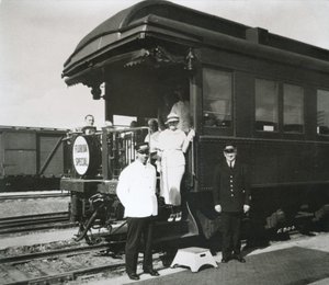 De observatiewagen van de all-Pullman luxe 