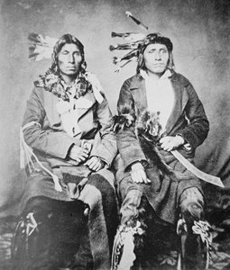 Twee Sioux-hoofden