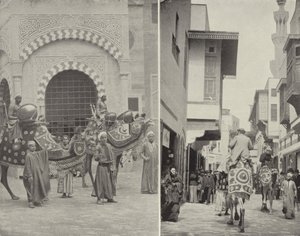 Typische Scènes in de Straat van Cairo