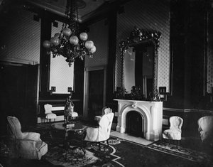 Witte Huis interieur, Oude Groene Kamer, Studiekamer van de President