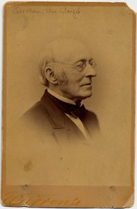 William Lloyd Garrison (1805-79), Amerikaanse abolitionist, foto door George K Warren, Boston door American Photographer