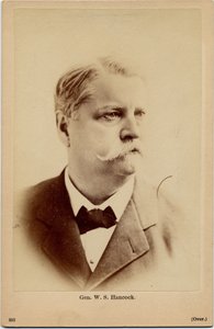Winfield Scott Hancock (1824-86), Amerikaanse legergeneraal, foto door B B Russell, Boston door American Photographer