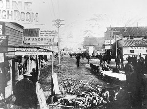 Yukon-Klondike Gold Rush, Dawson City door American Photographer