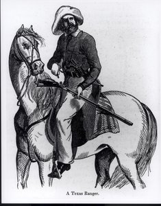 Een Texas Ranger, illustratie uit 