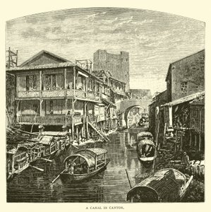 Een kanaal in Canton