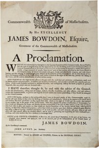 Een proclamatie, 2 september 1786 door American School