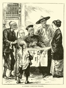 Een straatwaarzegger door American School