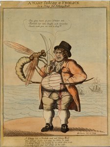Een wesp die een uitje maakt, 1813 door American School