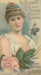 Advertentie voor Dr. Hebras Viola Cream, c.1897 door American School