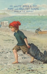 Advertentie voor Lautz Bros & Cos Pure en Gezonde Zepen, c.1880 door American School