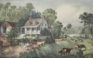 Amerikaans landhuis - zomer door American School