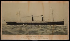 American Line St Louis en St Paul Red Star Line International Navigation Company door American School