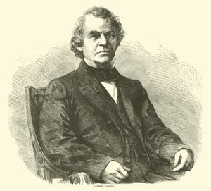 Andrew Johnson, april 1865 door American School