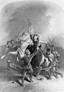Annie Etheridge Hooks (1839-1913) illustratie uit Womens Work in the Civil War door American School
