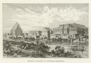 Assyrische paleizen in Nineveh, gerestaureerd