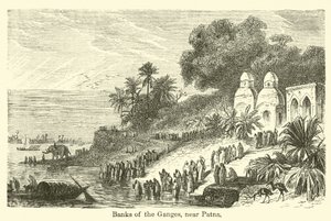 Oevers van de Ganges, bij Patna door American School