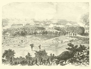 Slag bij Gettysburg, top van Little Round Top, 2 juli door American School