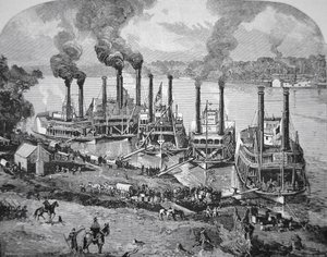Slag bij Shiloh, ook bekend als Pittsburg Landing, april 1862
