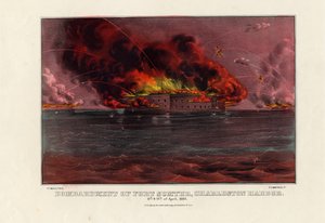 Bombardement van Fort Sumter, Charleston Harbor, 12 & 13 april 1861