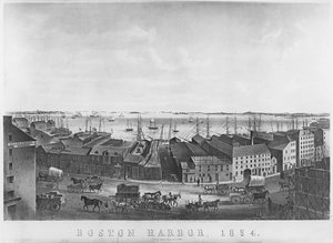 Haven van Boston, 1854 door American School