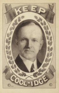 Calvin Coolidge (litho) door American School