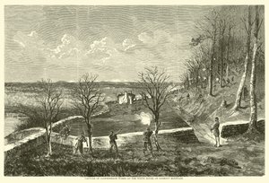Verovering van de Zuidelijke werken bij het Witte Huis, op Lookout Mountain, november 1863 door American School