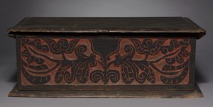 Gesneden doos, 1680-1700 door American School
