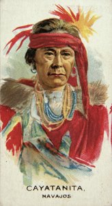 Cayatanita, Navajo opperhoofd van de 19e eeuw door American School