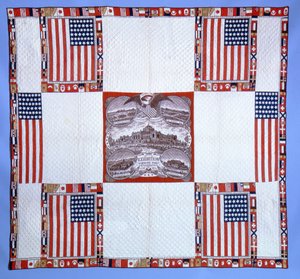 Eeuwfeest quilt, Massachusetts, 1876