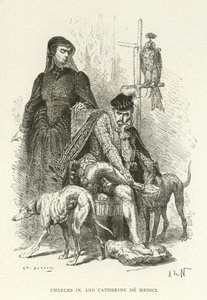 Karel IX en Catharina de