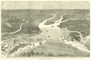 Charleston en zijn omgeving, juli 1863 door American School