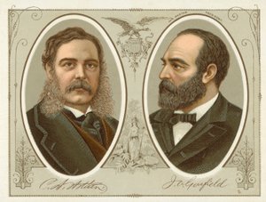 Chester A Arthur, James A Garfield door American School