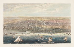 Chicago Harbor na 1856