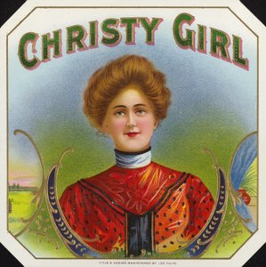 Christy Meisje, Sigarettenlabel