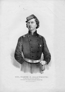 Kol. Elmer E. Ellsworth: 1e Regt. New York Fire Zouaves door American School