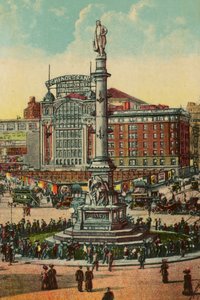 Columbus Circle, New York, ca. 1900