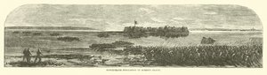Confederale evacuatie van Morriss Island, september 1863 door American School